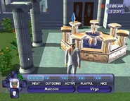 Debug Mode to show Malcolm's personality in-game.