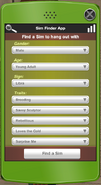 The Sim Finder app