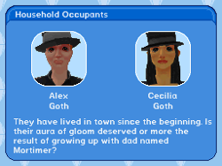 TS3 DS Household Goth