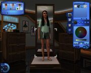 Changing A Sim's Look In The Stylist Career.