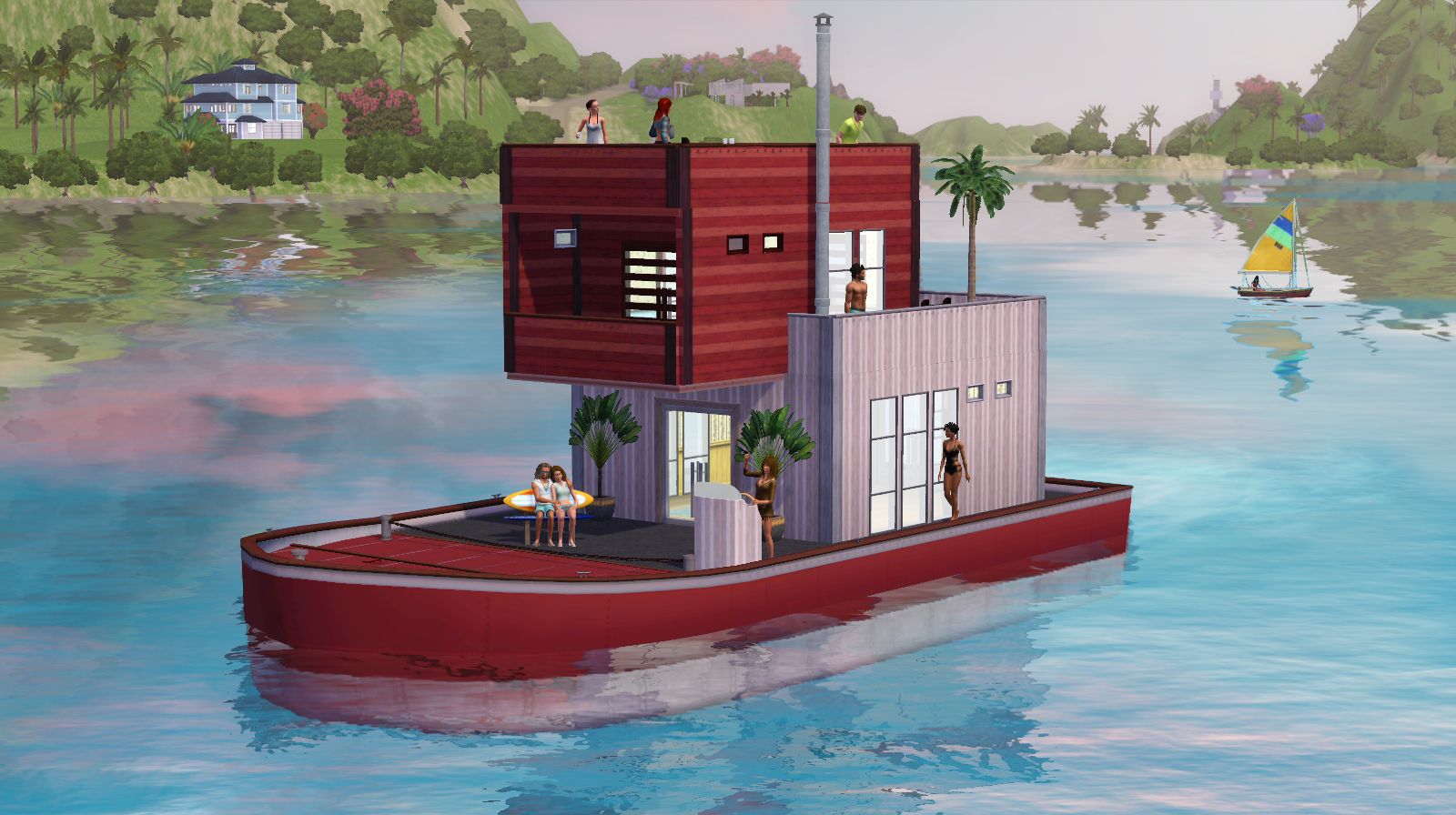 Строить дом на воде игра. The SIMS 3: Райские острова. Симс 3 Райские острова. Симс 4 Райские острова. Симс 3 дополнение Райские острова.