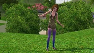 A Sim having become a mermaid
