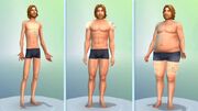 TS4 CAS manshape