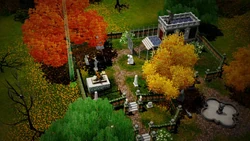 TheSims3PetsConsole Graveyard GothFamily