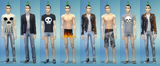 Atuendos de Nervioso en Los Sims 4