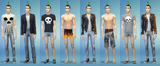 Nervous' wardrobe in The Sims 4