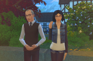 Satinav with his daughter Cornelia in Windenburg.