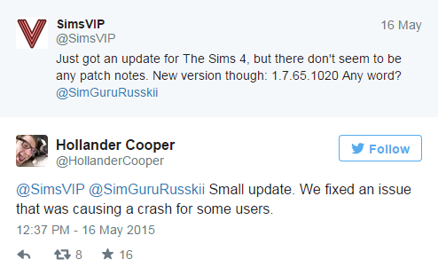 the sims 4 patch notes
