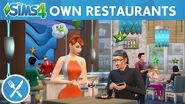 The Sims 4 Dine Out Own Restaurants Official Gameplay Trailer