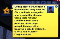 Fame perk, The Sims Wiki