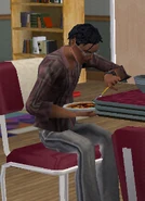 Bob eating in The Sims 2 (console)
