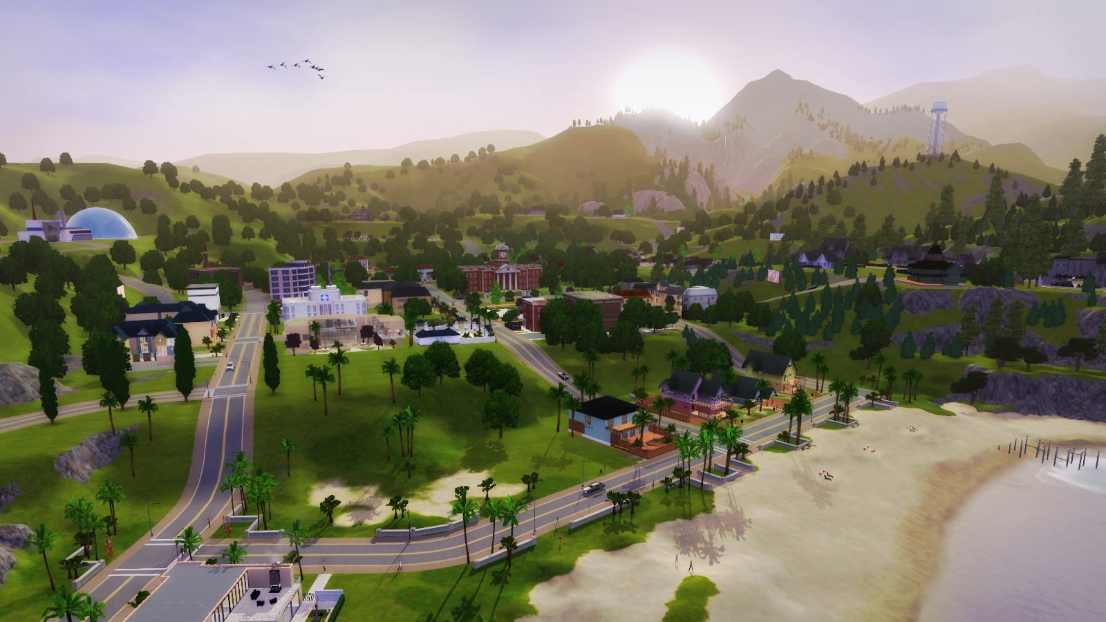 sunset valley sims 3