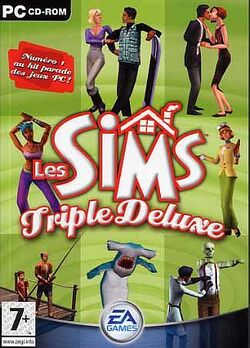 Jaquette Les Sims Triple Deluxe