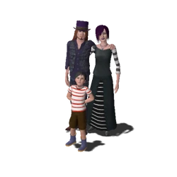 Goth Family (The Sims 3)
