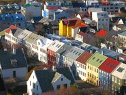 Las típicas casas de la capital de Islandia, notese el parecido con Aurora Skies