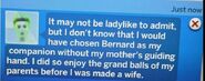 Mimsy revealing she married Benard cause of her mother