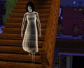 A Sim who died of the Mummy's Curse, after World Adventures is installed.