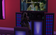 Grim Reaper singing karaoke