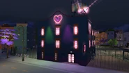 Sims having WooHoo inside the motel.