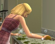 Sim limpiando