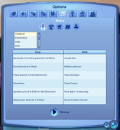 Music Previewer in The Sims 3