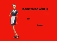 Bonehilda on a promotional Valentine's Day 2025 card.[4]