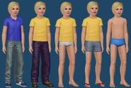 Skip's outfits in The Sims 3