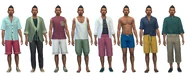 Kasem Bun Ma CAS.png (3.39 MB) Kasem's default outfits in CAS
