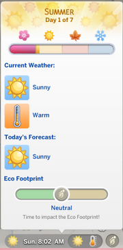 Seasons + Eco Lifestyle panel