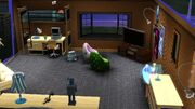 A teen's bedroom complete with the Expansion Pack's new decor.