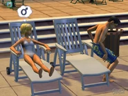 El cabello de la chica no está en el juego.