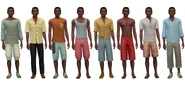 Alon's default outfits in CAS