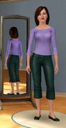 Betty Newbie recreated in The Sims 3