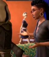 Bonehilda screencap.png (314 KB) Bonehilda from The Sims 4: Paranormal Stuff.