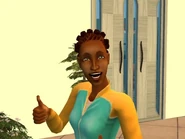 Sophie Miguel2.jpg (24 KB) Sophie giving a thumbs up