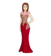 Sammy Red Carpet Dress Render