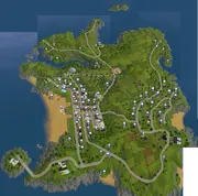 Overview panorama. Distances not to scale.