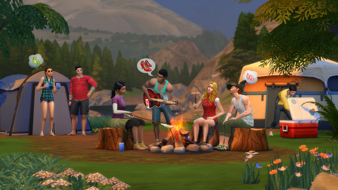 Los Sims 4: De Acampada