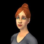 This bun hairstyle is not in the game