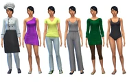 Yolisa Wray CAS.png (2.2 MB) Yolisa's default outfits in CAS