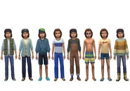 Imran's default outfits in CAS