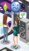 Elvira de año nuevo en The Sims Social