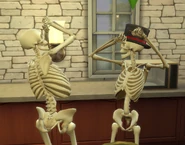 Two skeletons - servant and controlled.