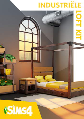 De Sims 4 Industriele Loft Kit Cover