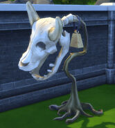 A dead Cowplant in The Sims 4.