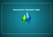 Captura de pantalla del marcador de posición del vídeo encontrado en los archivos de Los Sims 4