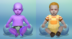 TS4 Alien and vampire infants