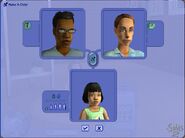 An example of genetics in The Sims 2