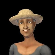 Julia, su pelo se encuentra oculto en el juego