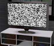 A broken TV from The Sims 3